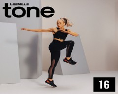 Hot Sale LesMills Q1 2022 TONE 16 releases New Release DVD, CD & Notes